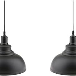 STYLEHEAVEN 2X Ceiling Light Shade Cover Pendant Lampshade Black - with Lamp Line|Home & Garden|Lamps, Lighting & Ceiling Fans|Lamp Shades-image-67