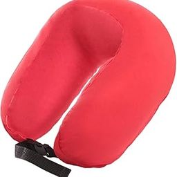 SECRET DESIRE™ Travel Neck Pillow Sleeping Neck Support Neck Cushion for Planes Red-image-1