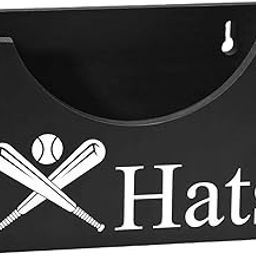 THE STYLE SUTRA Wooden Hat Holder Box Sturdy Rustic Hat Storage Rack for Home Office Bedroom Black-image-65
