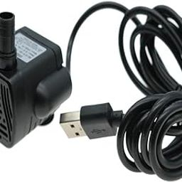 CALANDIS Submersible Pump(200L/H, 1.5W), Ultra Quiet Water Pump with High Lift, Fountain Pump with Listed Power Cord and USB for Fish Tank, Pond | Business & Industrial-image-92