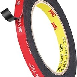 Double Sided Tape, Heavy Duty Mounting Adhesive Tape, Waterproof Foam Tape for LED Strip Lights, Home Decoration, Office Decorations (3MM Tape) 10Meter Pack of 1Pcs-image-56
