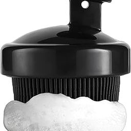 Ross Bath & Shower Massager Body Brush – Flexible Soft Silicone Bristles for Deep Pore Cleansing, Gentle Exfoliation, and Stimulating Blood Circulation – Ideal for Smooth & Healthy Skin Care Routine(Black)-4