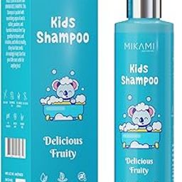 MIKAMI ; yours naturally Kids Shampoo, Nourishing Mild For Frizzy Hair, Fruity Scent Bath Products, Hydrating, Tear-Free, Ph Balanced Sulphate & Paraben Free Argan Oil Shampoo For 3+ Years (200Ml)-28