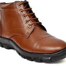 Men's Leather Police Boots | Durable & Comfortable Tactical Footwear for Law Enforcement & Outdoor Activities-image-57