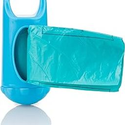 Nuby Tie N' Toss Dirty Diaper Bags & Dispenser (Turquoise)-24