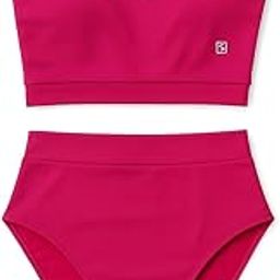Logut Rose Pink Padded Bikini Top & Full Coverage Bikini Bottom (in, Alpha, XL, Plus, Standard, Pink)-picture-11