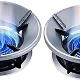 Hendon Gas Saver Stand Gas Chula Burner Gas Saver Stand Jali Ring Fire & Windproof Energy Saving, Gas Chula Support Stand (Silver, Pack of 2)-image-76