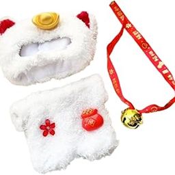 CALANDIS™ Plush Doll Clothes Doll Accessories Soft with Hat Costumes for 6.69inch Doll-image-56