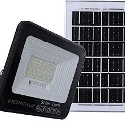 Homehop Acrylonitrile Butadiene Styrene Solar Powered Flood Light 40 Watt 108 Led Waterproof Security Wall Lamp For Home, Patio/ Automatic With Remote(Cool Light,)-image-22