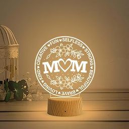 Gift Me Bazar Best Mom LED Lamp | Birthday Gift for Mom | Mothers Day Gift | Gift for Mom from Daughter Son | Warm White Light with On/Off Touch Button | USB Powered-picture-10