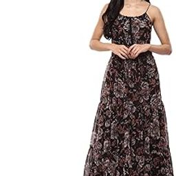 Women Polyester Tiered Dress-image-39