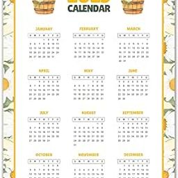 Wall Calendar (New Designs) by MyTees | Annual Calendar 2025 Poster for Home and Office | Size 12 x 18inch, Famous Quotes Wall Calendar 2025 for Room Decoration, Wall Art. Design 02-image-1