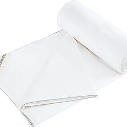 YOUR MOON Luxurious Summer/Spring Lightweight Mulberry Silk Comforter Queen Size,100% Natural Long Strand Silk Fill Duvet Blankets, Luxury Bedding Summer, Noiseless Cotton Shell (White)-image-67