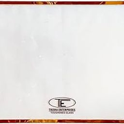 Tiksha Enterprises TOUGHENED Glass (67.4=67.4) 40.4 CM Compatible for Samsung Double Door Fridge RT 54-56 with Rose Gold Bidding-picture-18