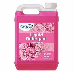 M&C HOMECARE Liquid Detergent Blue, All type for cloth, use for top load and front load Pink (5 L)-25