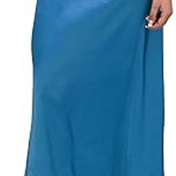 Women's Satin Petticoat (Blue)-picture-14