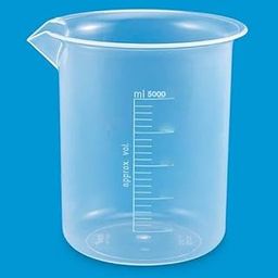 FZN Polypropylene Plastic Beaker 5000 ml with Graduation Marks | Pack of 1 |-image-35