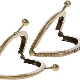 FABLOFT® 2Pcs Sew in Coin Bag Purse Metal Frame Handbag Clasp Fastening 8.5cm 10.5cm-image-7