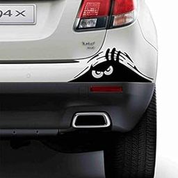 Gift Collection PVC Hidden Monster Wall Car Sticker, 25 x 10 cm, Black-image-2