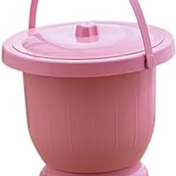 CALANDIS Chamber Pot Household Night Urinal Portable Spittoon for Home Travel Pink | Incontinence Aids | Daily Living Aids | Medical, Mobility & Disability-image-85
