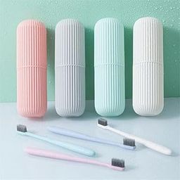 MECHBORN Travel Toothbrush Holder Capsule Case | Portable Toothbrush & Toothpaste Storage Organizer | Leakproof & Hygienic Container for Trips, Office & Gym-image-16
