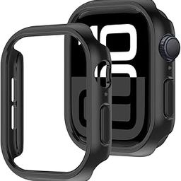Hard PC Bumper Case for Apple Watch Series 10,Ultra-Thin Protective Cover Frame [NO Screen Protector] for iWatch Series 10 (Black, 46 MM)-image-4