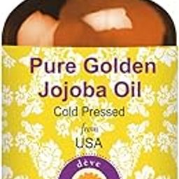 Deve Herbes Pure Golden Jojoba Oil (Simmondsia chinensis) | Cold Pressed | Natural | Undiluted | For Diluting Essential Oils | For Skin & Massage | Men & Women | 10ml-image-55