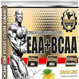 Dexter Jackson EAA+BCAA |Helps Improve Exercise Performance & Maximize Muscle Gains | Lemon Lime Flavor | 390 Gram-image-61