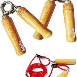 Gmefvr Hand Gripper (strengtheners) 2 + Skipping Rope 1 | Pack of 3 Combo | Multi Random Color of Skipping Rope-picture-5