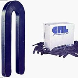 CRL Black 1/4" x 3-1/2" Plastic Horseshoe Shims - 100 Pack-image-39