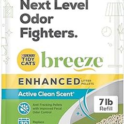 Purina Tidy Cats Scented Litter Pellets, Breeze Enhanced Refill Litter Pellets in Recyclable Box - (Pack of 4) 7 lb. Bags-image-39