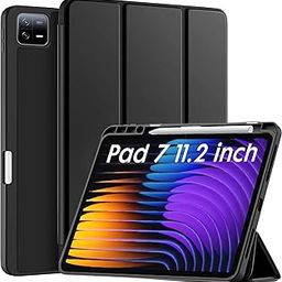 Robustrion Cover for Xiaomi Mi Pad 7 11.2 inch Cover Case, Trifold Flip Case Cover with [Pencil Holder] for Xiaomi Pad 7 Cover [Support Auto Sleep Wake] - Black-10