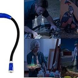 QAWACHH Rechargeable Flexible Adjustable 4 LED Light Neck Book Night Lamp Torch: Illuminate Your Garden Strolls with Versatility-5