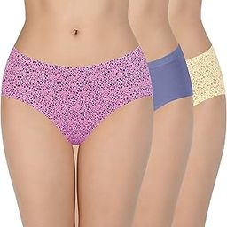 Every de Printed Mid Rise Moderate Coverage Cotton Hipster Panties (Pack of 3)-image-62