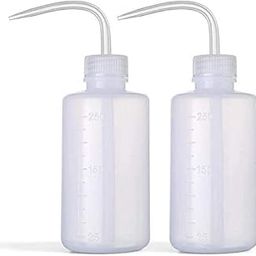 Salco Wash Bottles - 2pcs 250ml Safety Wash Bottle Watering Tools, Economy Plastic Squeeze Bottle for Medical Label Tattoo Supplies Green Soap Cleaning Washing Bottle-13