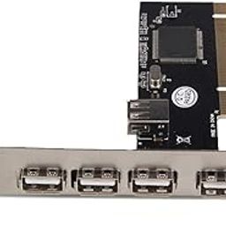 PCI Expansion Card 4 X PCI to USB 2.0 HighSpeed Expansion Card to 4 Port USB 2.0 Hub Adapter Converter PC Accessories.-51