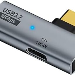 Tobo Type C 3.2 OTG Splitter, USB C to USB Adapter with Type C 100W PD Fast Charging, Durable and Universal OTG Converter TD-1207CC-29