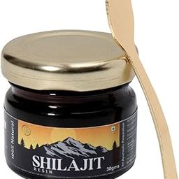 Premium Himalayan Shilajit Resin – 100% Natural, Authentic Ayurvedic Resin Supplement – 30g Glass Jar with Measuring Scoop-22