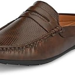 Men's Casual Open Loafers Mules Shoe-image-5