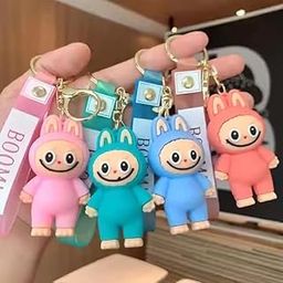 2 Pcs Labubu Keychain for Boys & Girls – Cute Strap Key Chain Gift, Ideal for Girlfriend, Boyfriend, Couples, Friends, Bag & Bike Accessory (Pack of 2) (Multicolor)-image-86