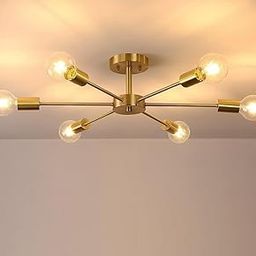 Shri Shyam (with Bulb) 6-Light Chandelier Juhumar Hanging Pendant Light Lamp for- Ceiling Decore, Kitchen, Hall, Lobby, Restaurant, Bar, Office, Living Room, Bedroom, Dining Area, Hotel.-image-23