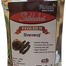 Parua Organic Herbal Shikakai Powder gental cleansing | conition hair|promotes hairgrowth|controal hair fall|fight dendruff|add shine and sftness-image-21