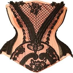 Black Lace Gothic Corset Fetish Burlesque Korsetts Steel Boned For Waist Slimming-image-54