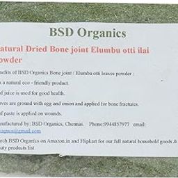 BSD Organics Natural powder Bone joint Elumbu otti ilai/Kooravaal Chedi/Kodali soppu/Murikootipacha/kolagohoma - 100g-image-36