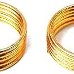Daily Use Metal Alloy (Panchaloha) Toe Ring for Women - Plain Multi Round Spring Type-41