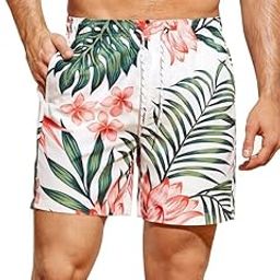 Men's Summer Cotton Printed Boxer Shorts, Elastic Waist Band with Side Pockets, for Workout,Training & Night wear - Pack of 1-image-82