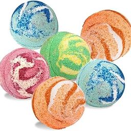 Home Boutique Relaxing and Aromatherapy Orange 2, Aqua 2, Lemongrass and Strawberry Aromatic Bath Bombs (Pack of 6)-image-47