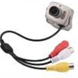 Wired Mini Analog CCTV Camera, Audio Video Surveillance Camera, Mini 6LED Wired CMOS CCTV Security Camera Night Vision Digital Video Camera PAL (NTSC Format (Delivered on Sticky Notes))-7