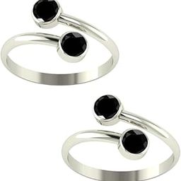925 CZ Silver Toe Rings (Leg Finger Rings) In Pure 92.5 Sterling Silver For Women | Toe Rings for Women and Girls | Chandi Bichiya-image-55