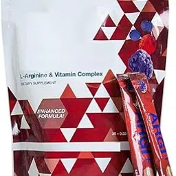 Vitamin Complex - L-Arginine Supports The Body in Producing Nitric Oxide (30 Packets)-image-60